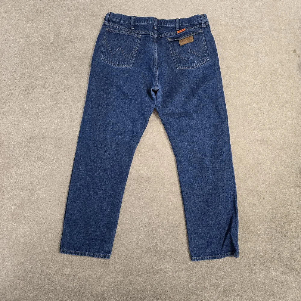 Wrangler FR47MLW (C)Jeans Mens 38x32  Flame Resistant Regular Fit Straight Denim - Picture 2 of 4